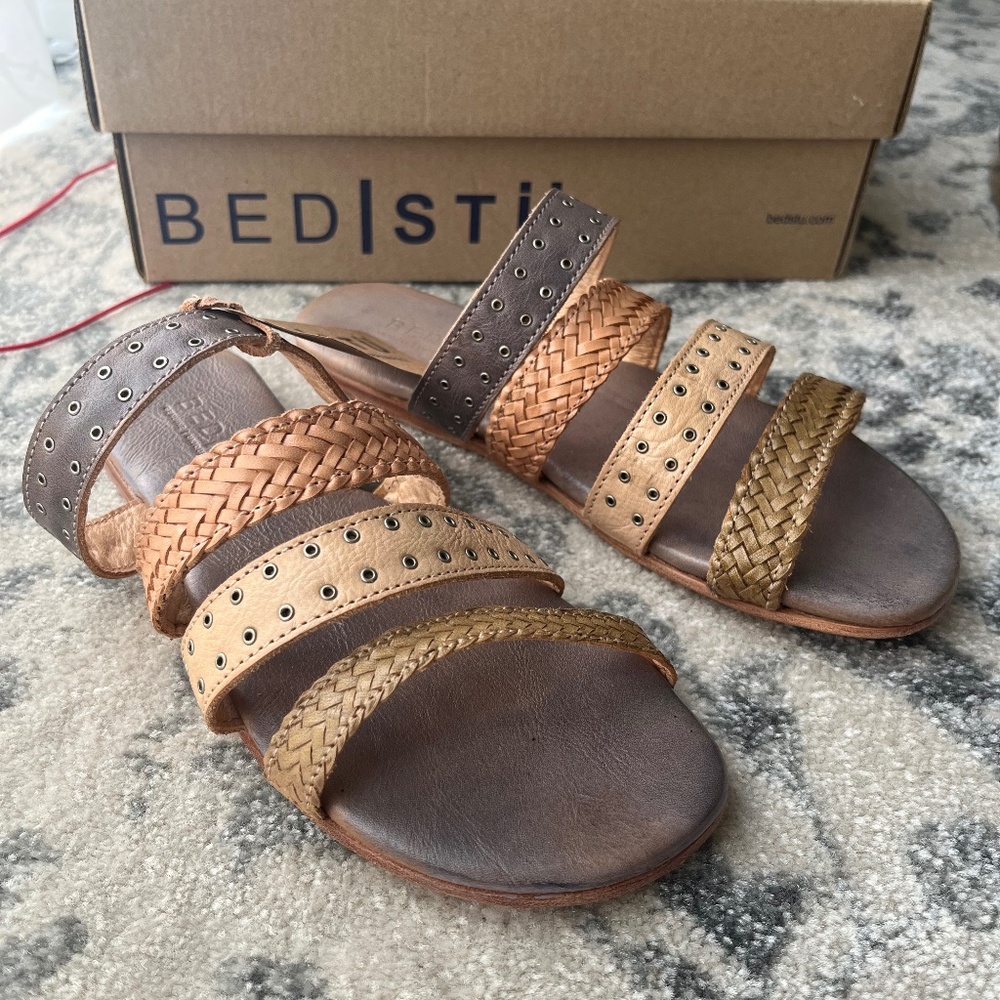 Bed Stu Henna Slide Sandals NWT